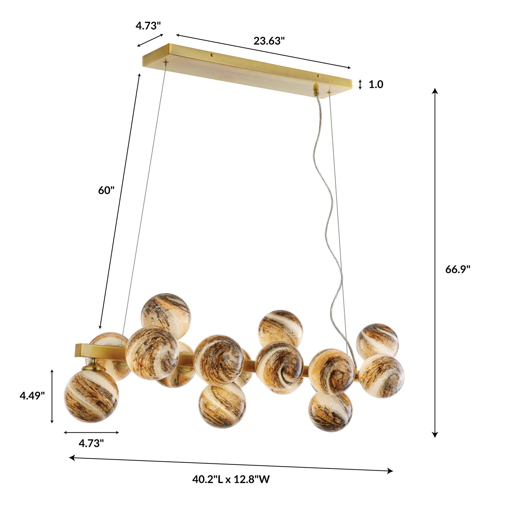 Trevi 16-Light Chandelier thumbnail 7