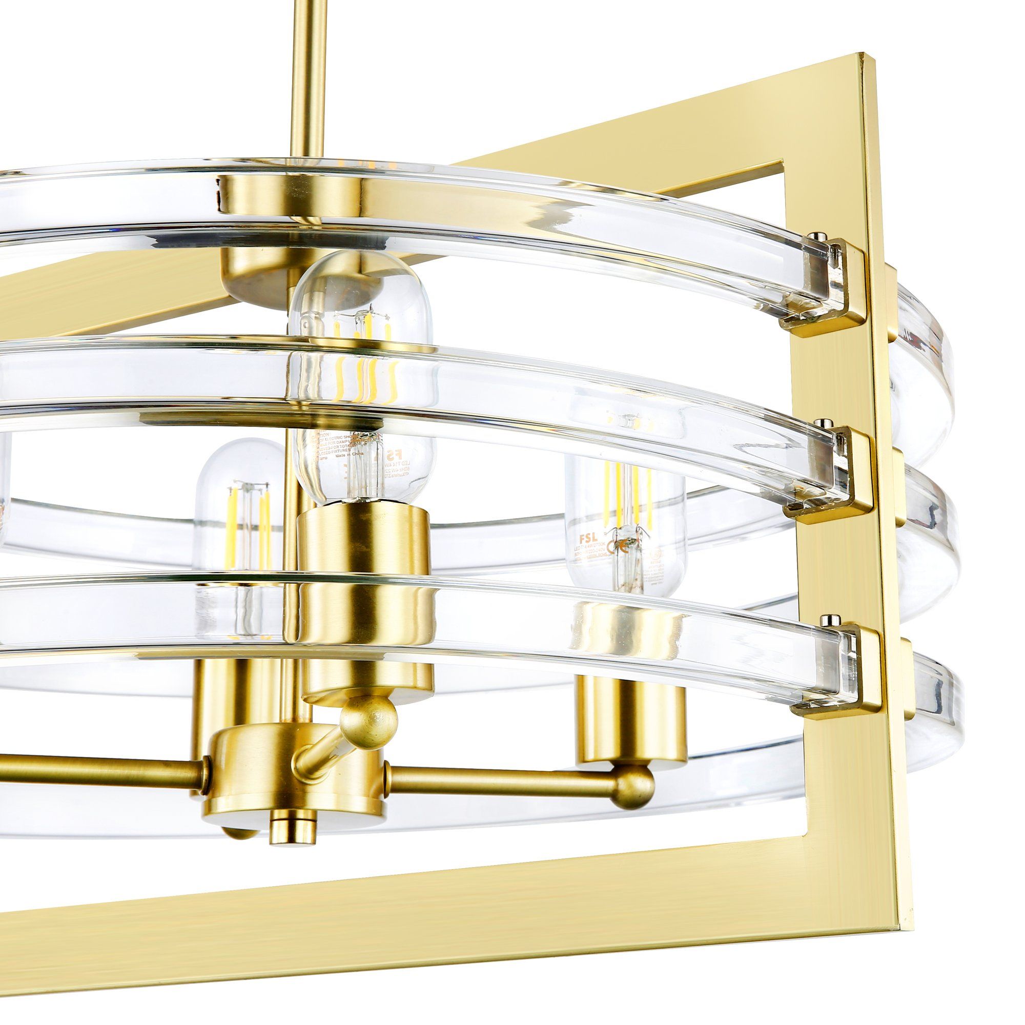 Elize 4-Light Chandelier thumbnail 11