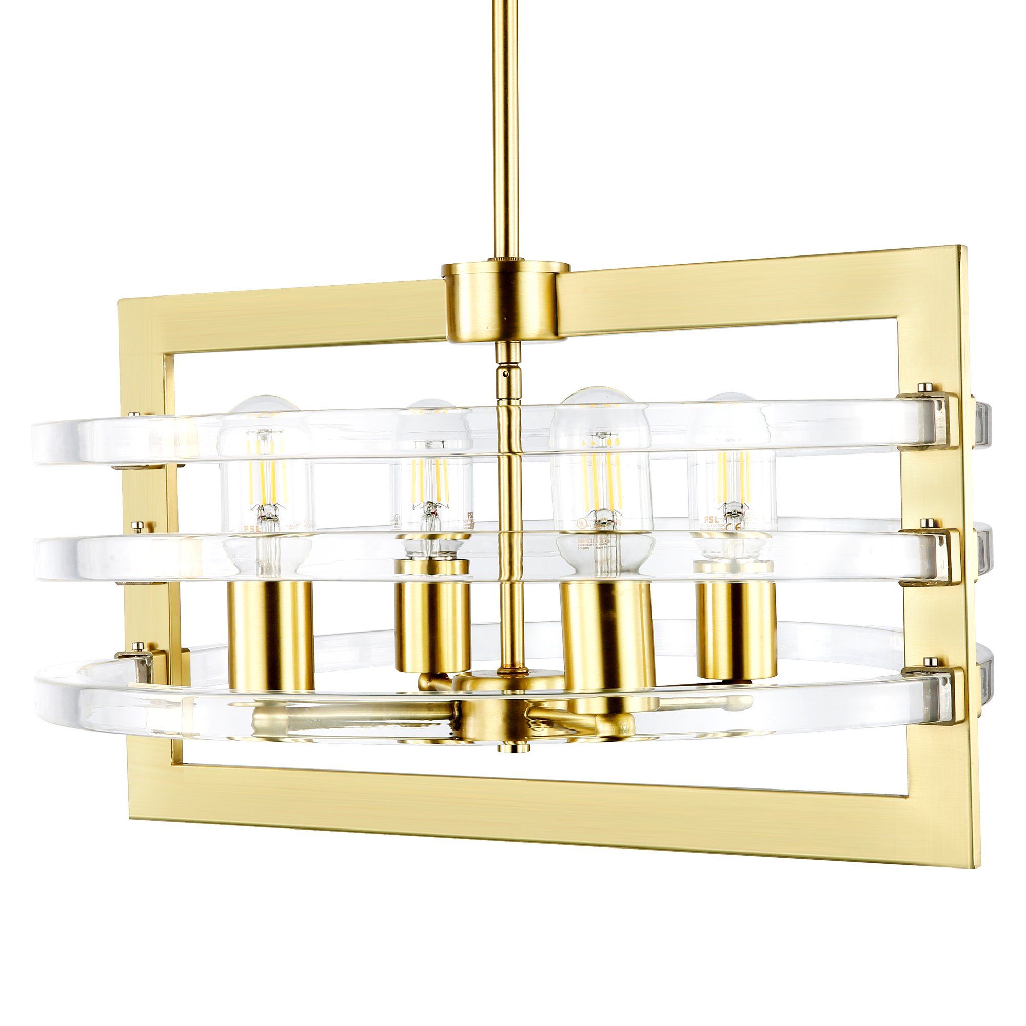 Elize 4-Light Chandelier thumbnail 7
