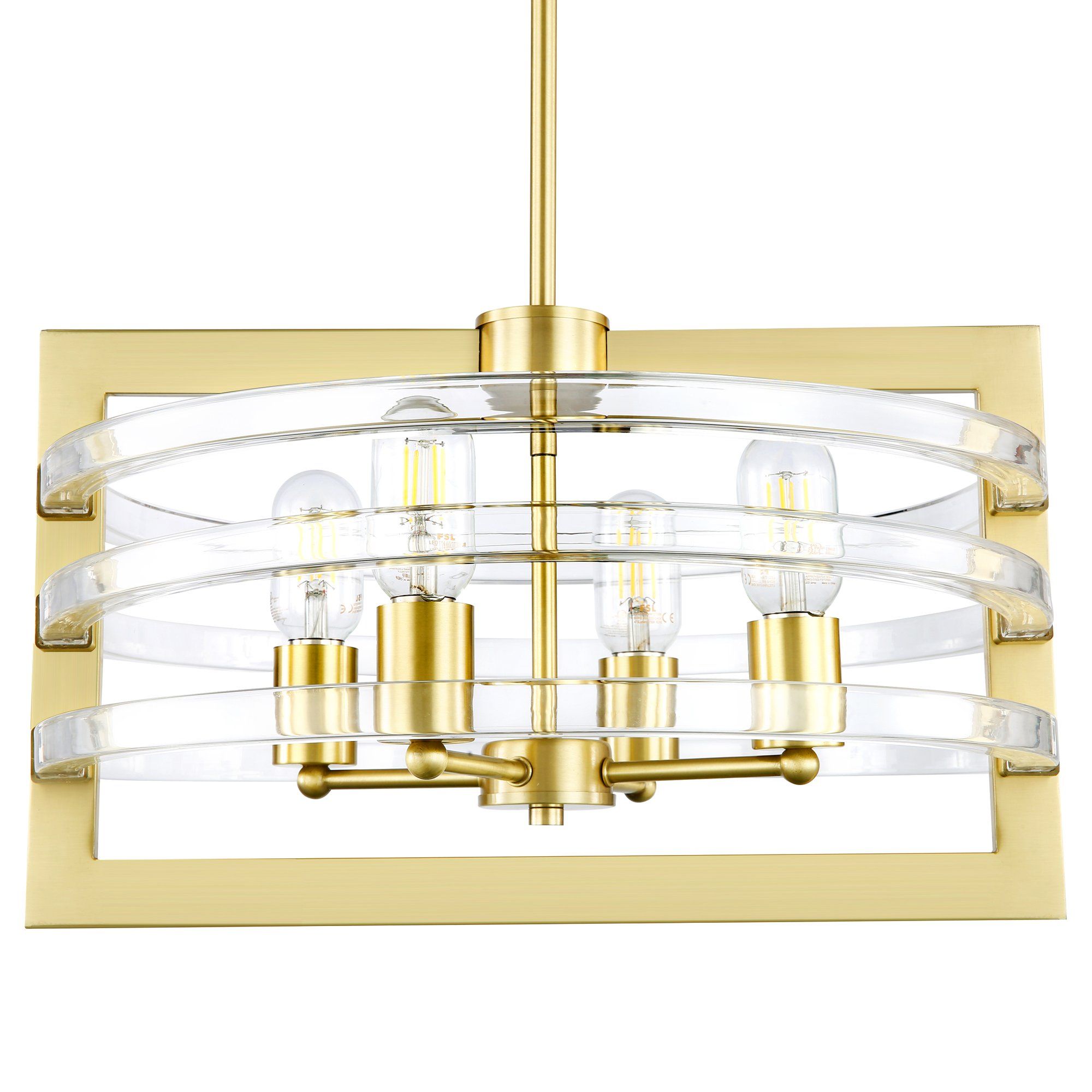 Elize 4-Light Chandelier thumbnail 9