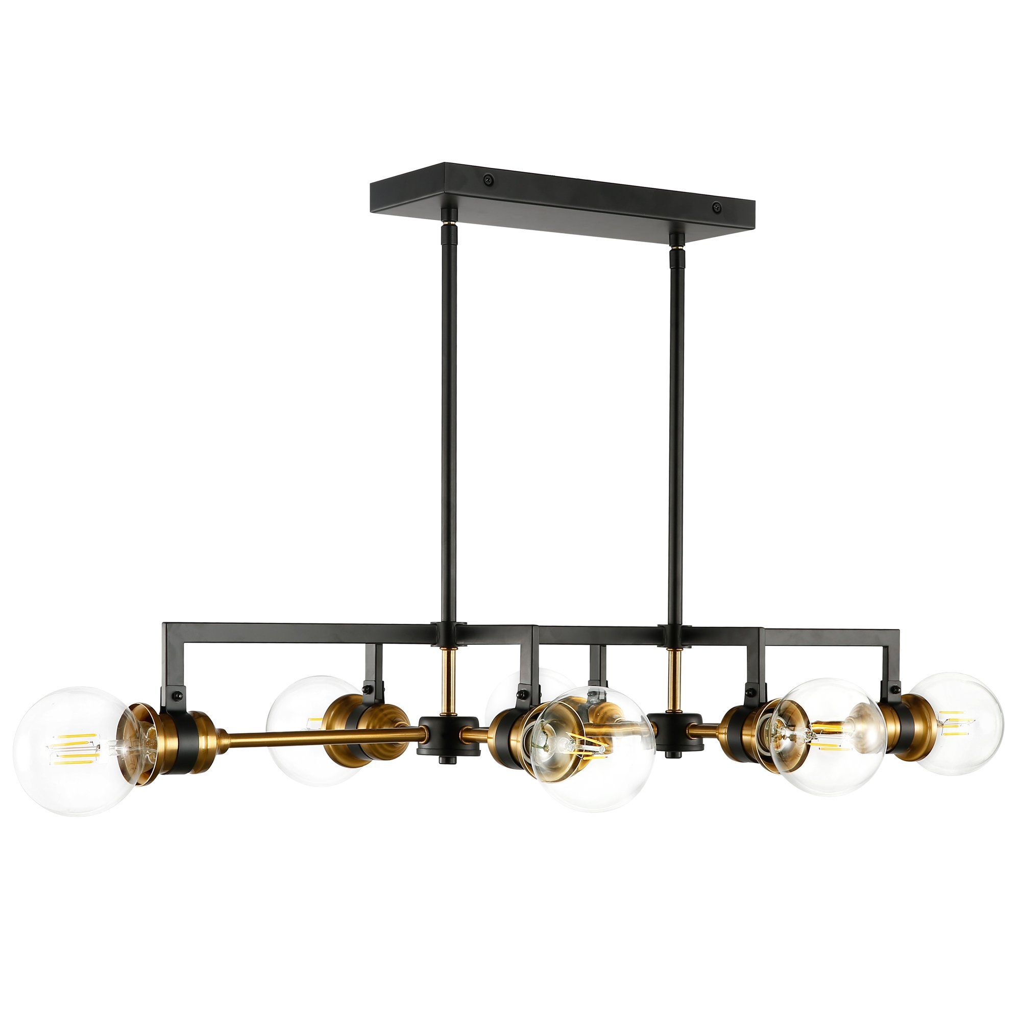 Caprice 6-Light Island Light Color | Black/Gold Regular price $148 thumbnail 2
