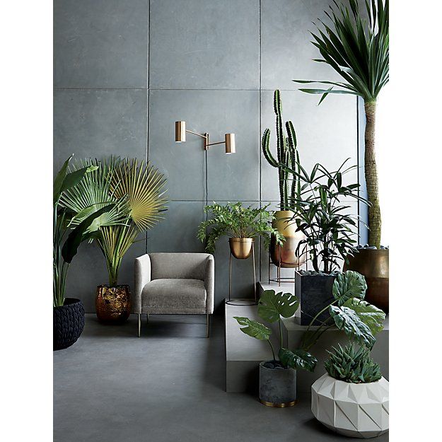 Rough Cast Large Brass Planter thumbnail 3