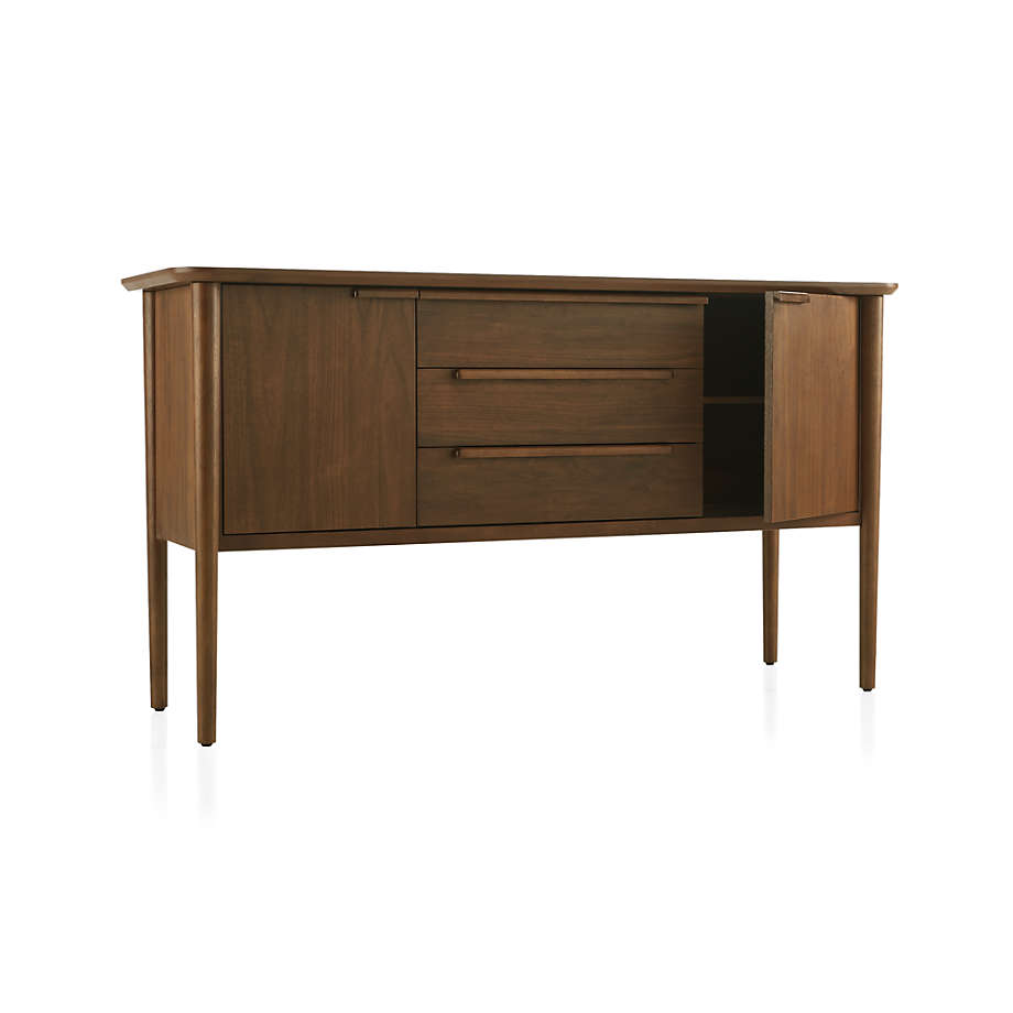 Tate Walnut Midcentury Sideboard thumbnail 2