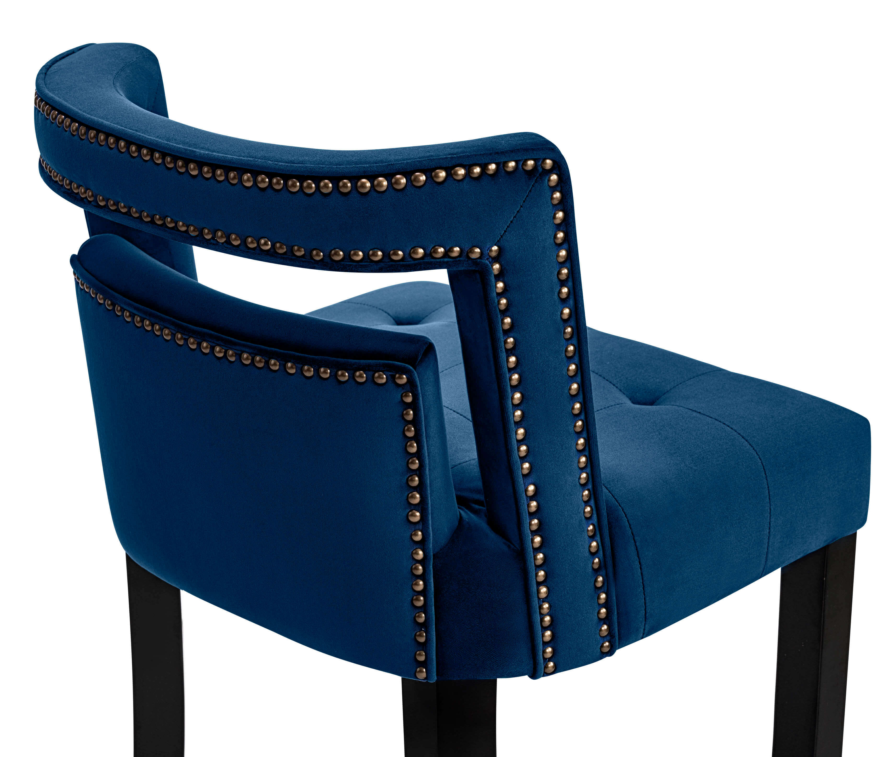 HART NAVY VELVET COUNTER STOOL thumbnail 4