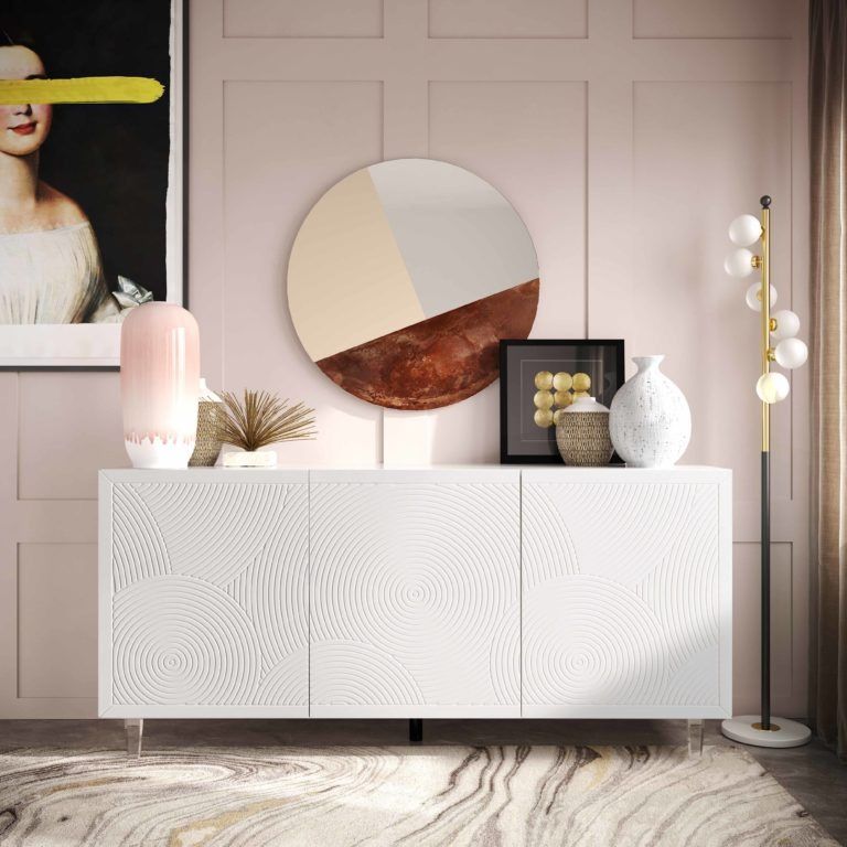 KARMA WHITE LACQUER BUFFET thumbnail 2