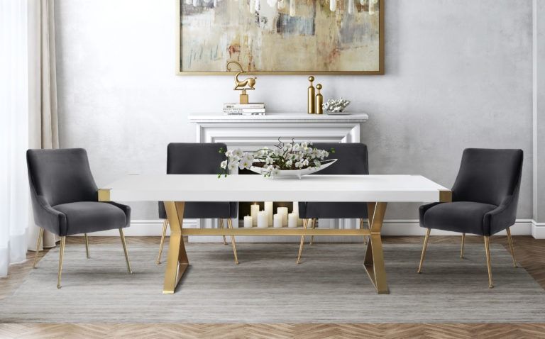 Luxor Dining Table - White thumbnail 2