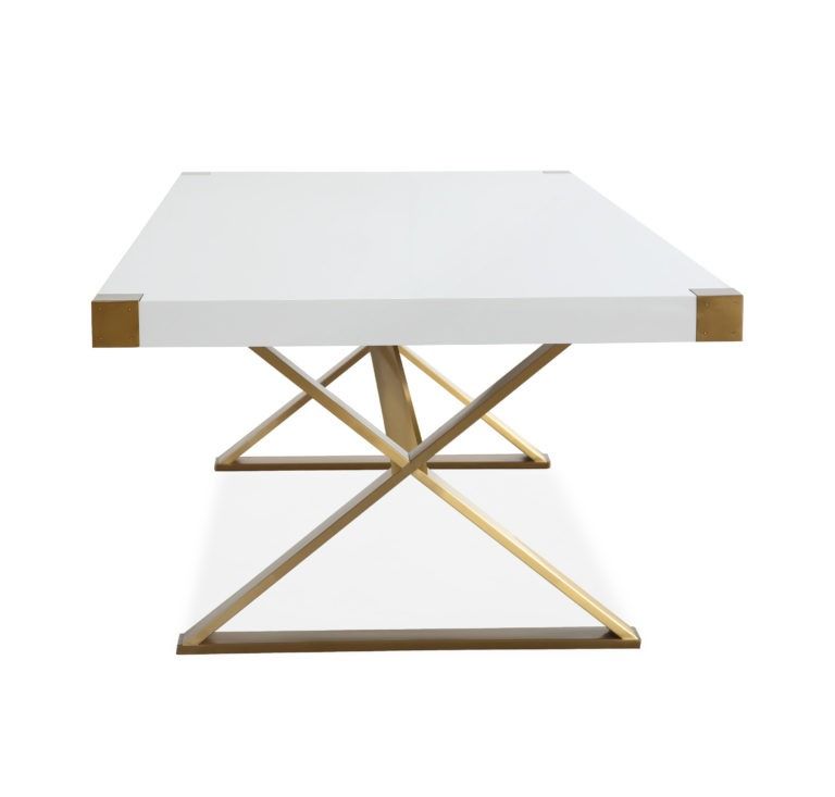 Luxor Dining Table - White thumbnail 4
