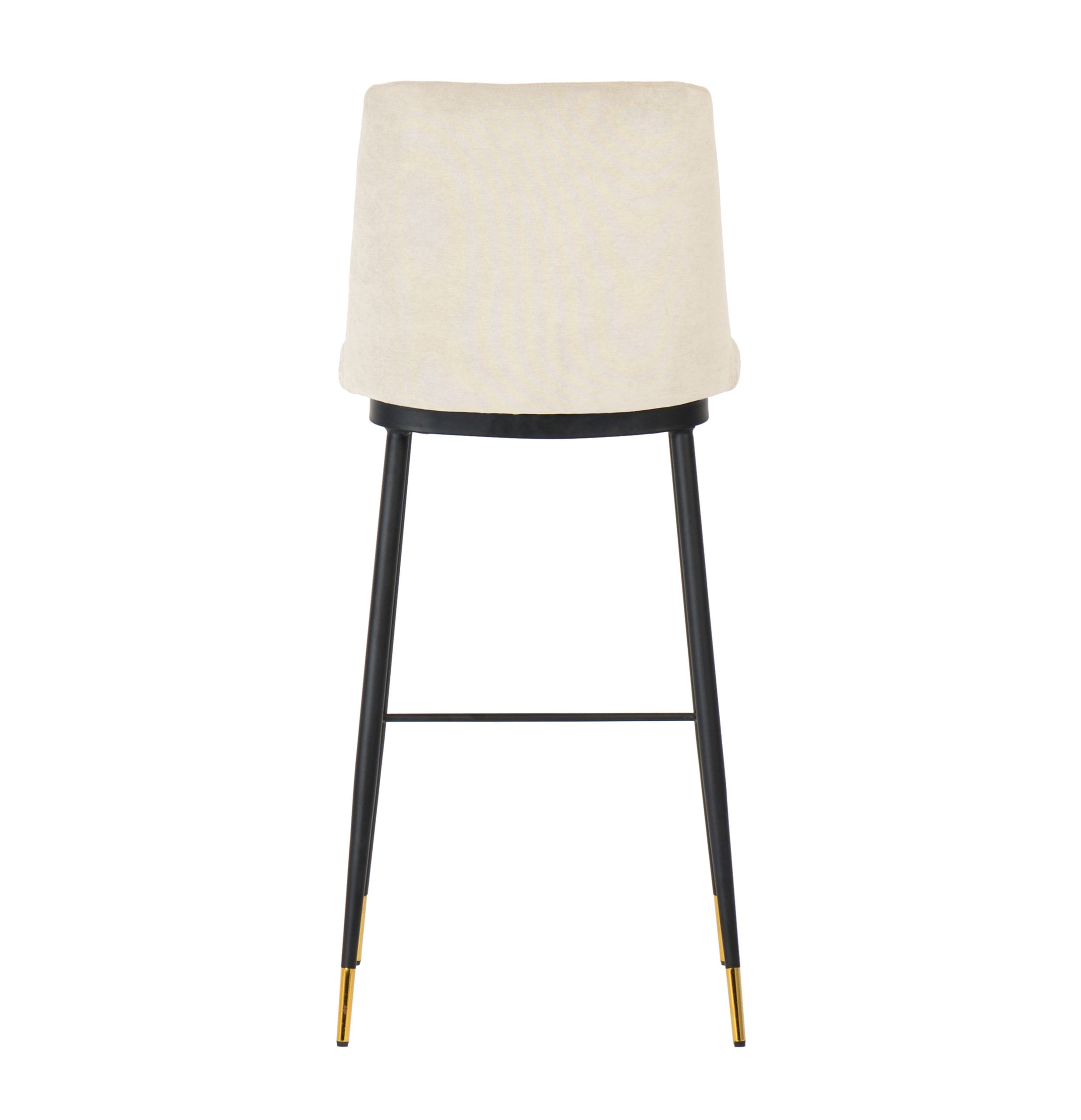 Alexa cream velvet counter stool thumbnail 5