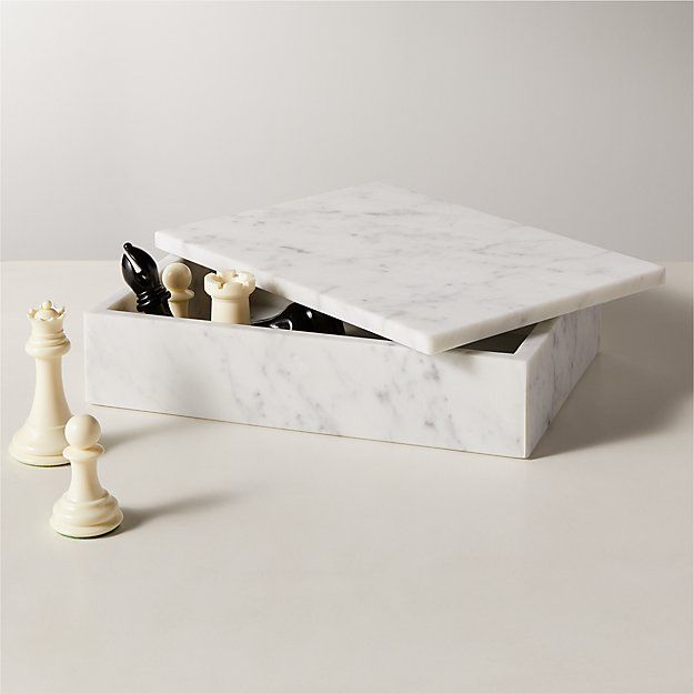 EXTRA LARGE WHITE MARBLE BOX thumbnail 3