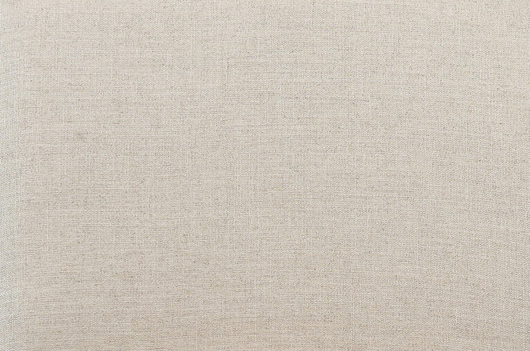 sleek beige linen chair in brass thumbnail 4