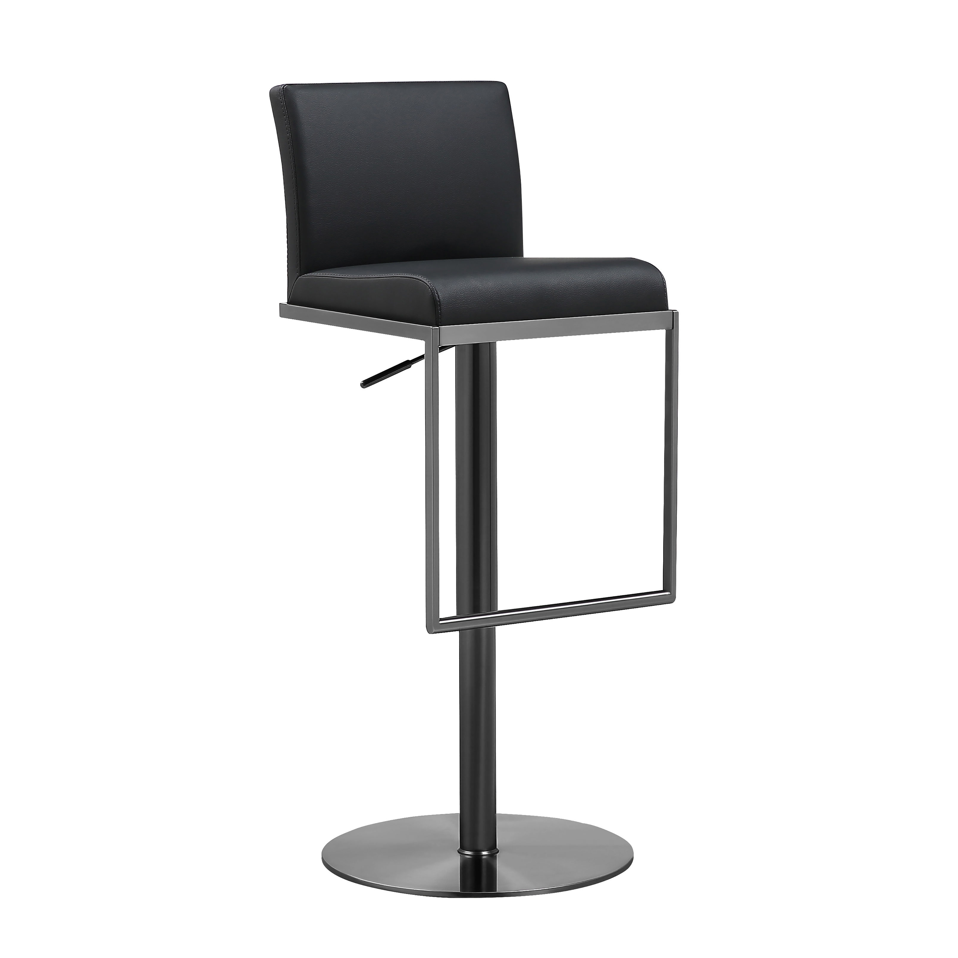 nova black on black steel barstool thumbnail 3