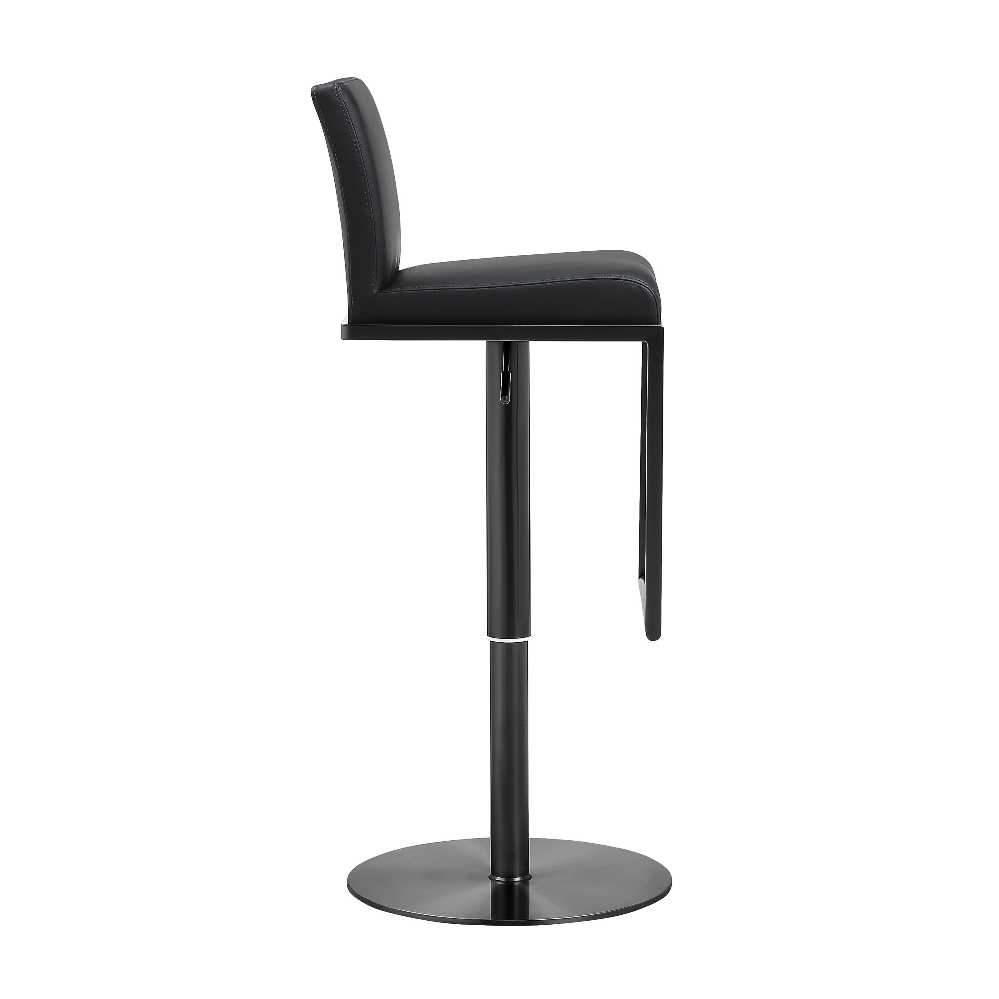 nova black on black steel barstool thumbnail 4