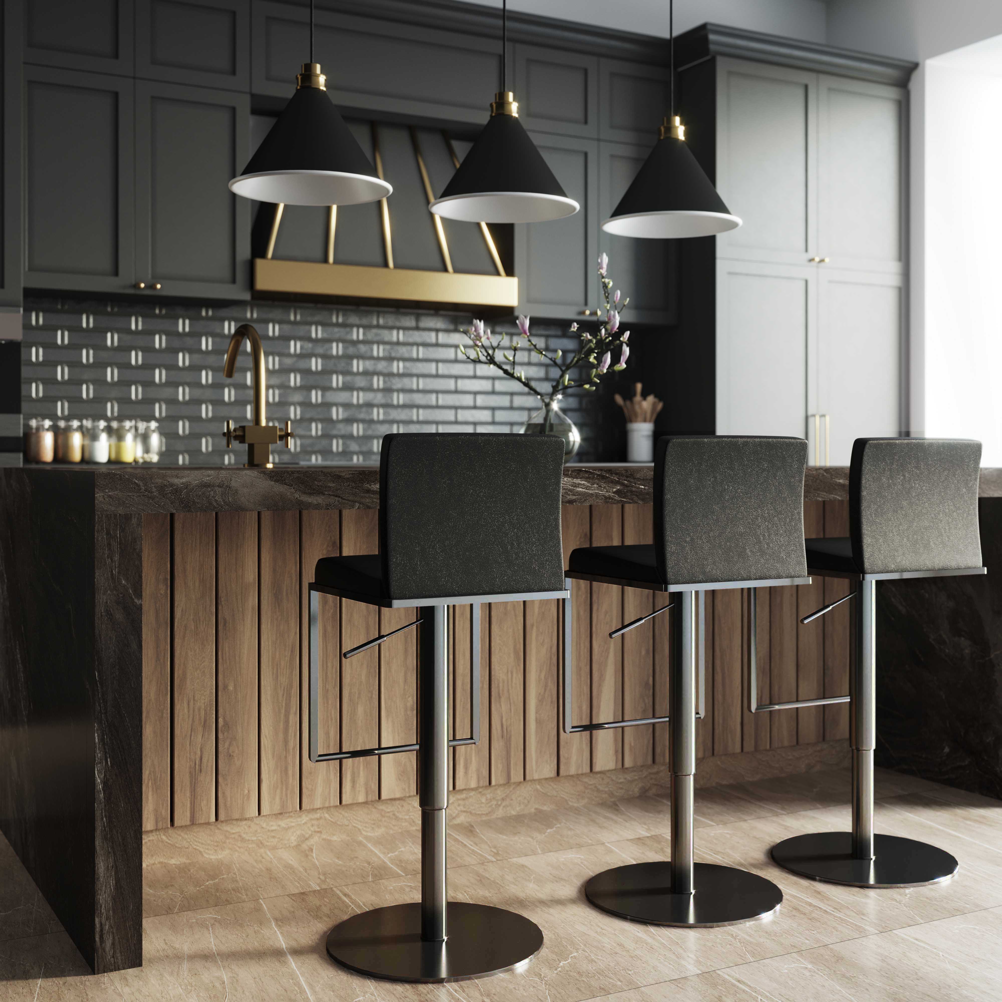 nova black on black steel barstool thumbnail 6