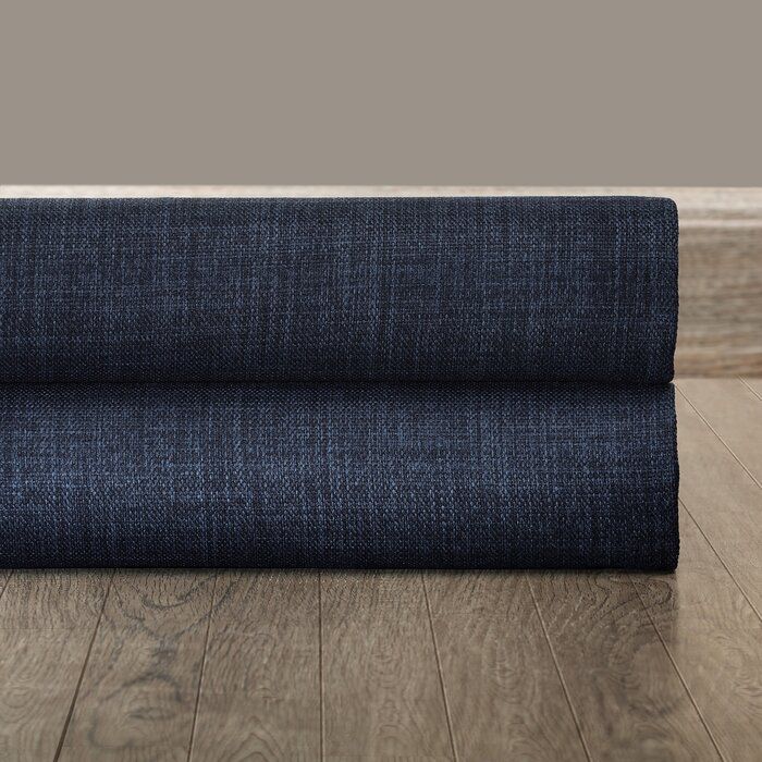 Clem Solid Blackout Rod Pocket Single Curtain Panel thumbnail 3