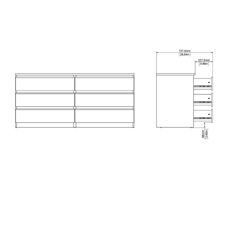 Kepner 6 Drawer Double Dresser thumbnail 5