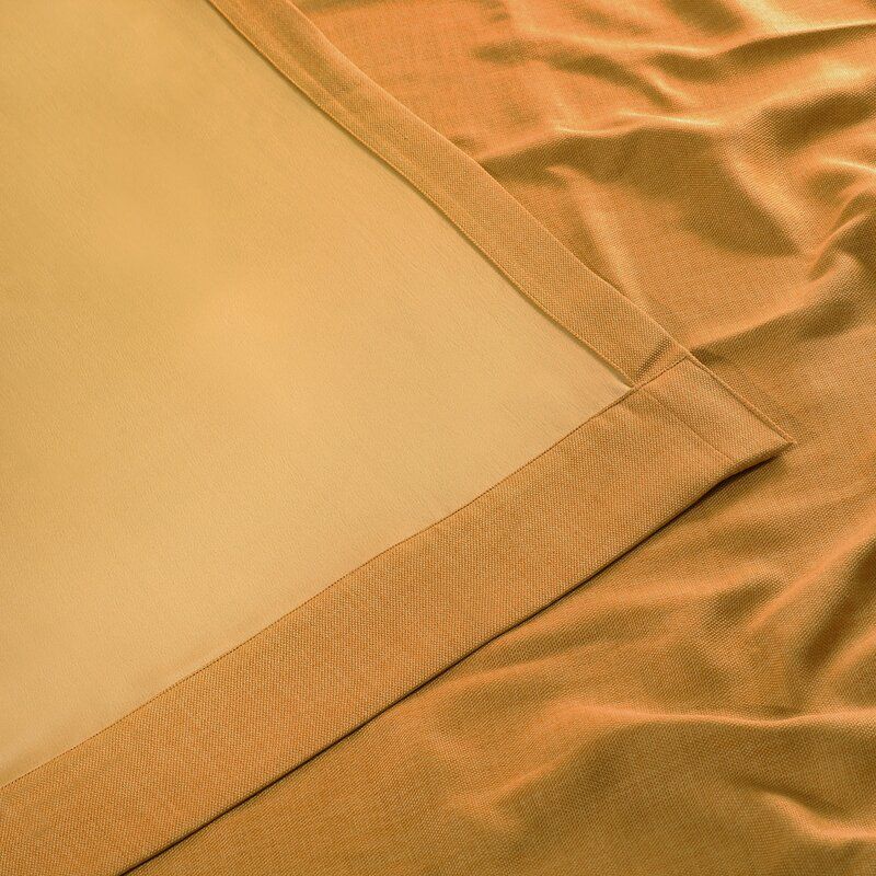 Clem Solid Blackout Rod Pocket Single Curtain Panel thumbnail 3