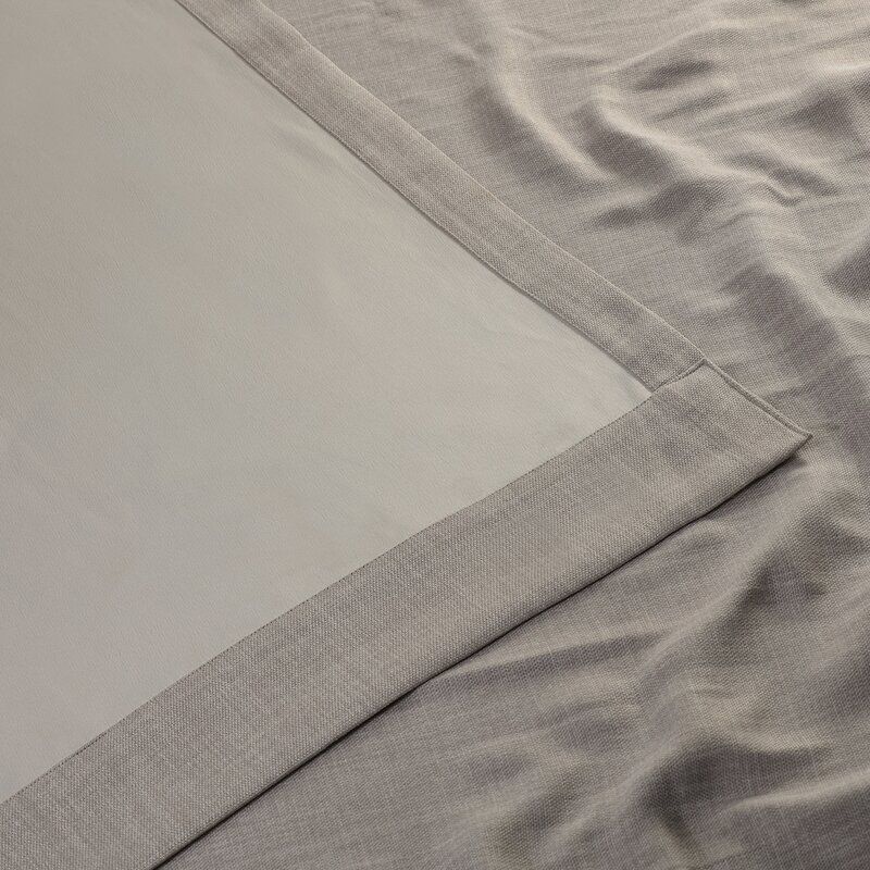 Clem Solid Blackout Rod Pocket Single Curtain Panel thumbnail 4