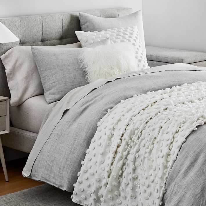 Frost Gray European blanket  thumbnail 2