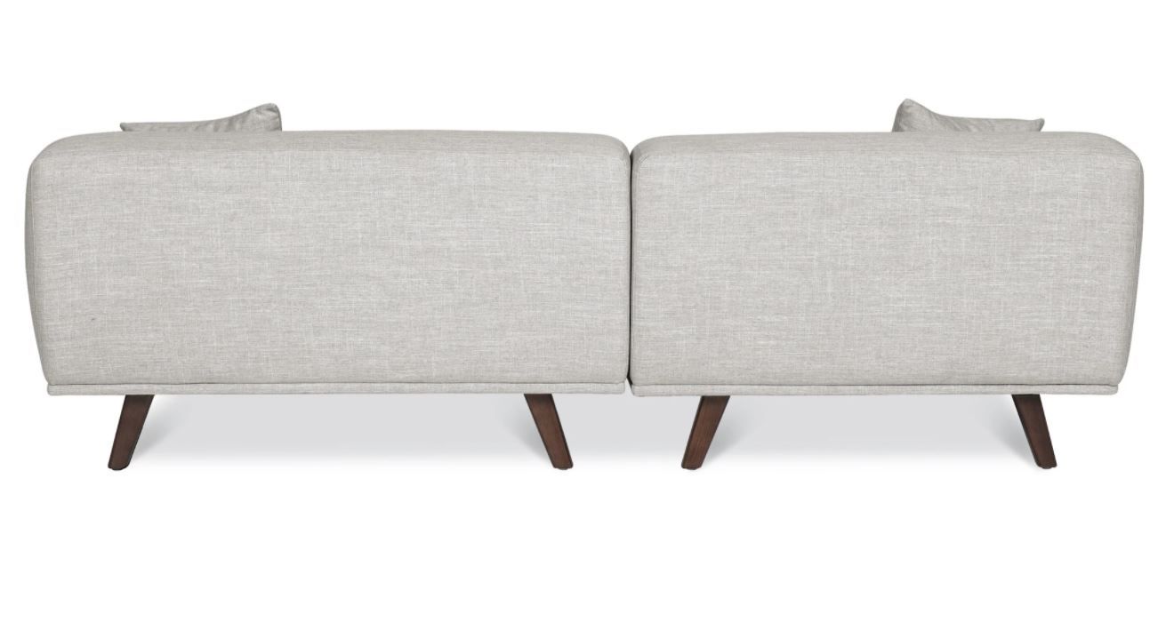 Mineta Left Facing Sectional Sofa Soho Grey thumbnail 6