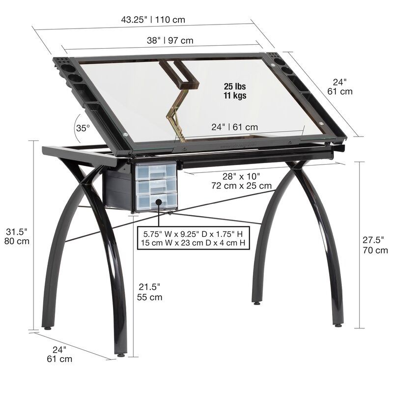 Futura Drafting Table   thumbnail 3