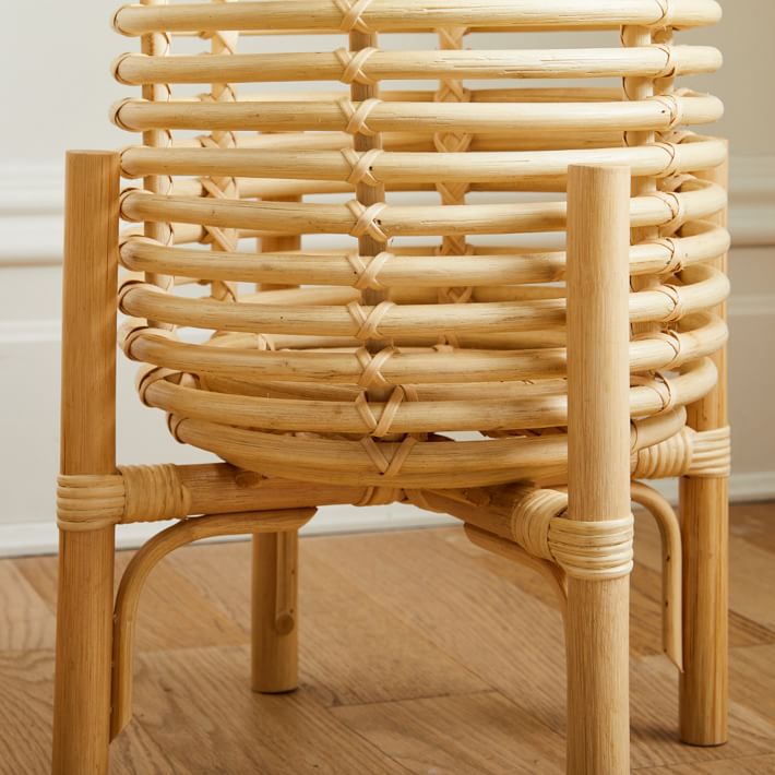 Adobe Rattan Planter thumbnail 2