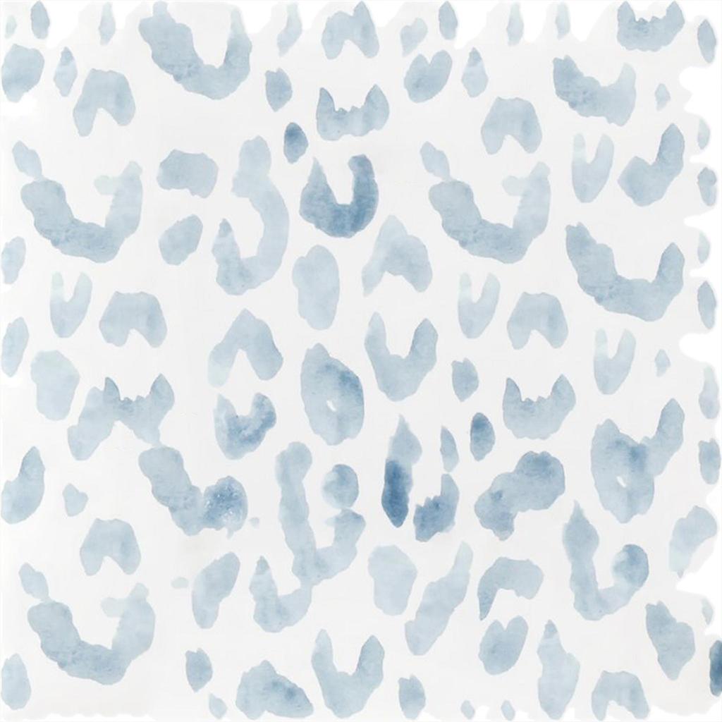 Blue Spurgeon Cheetah Square Velvet Pillow Cover With Insert-20"x20" thumbnail 6