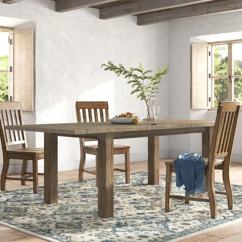 Toulon Extendable Solid Wood Dining Table thumbnail 3