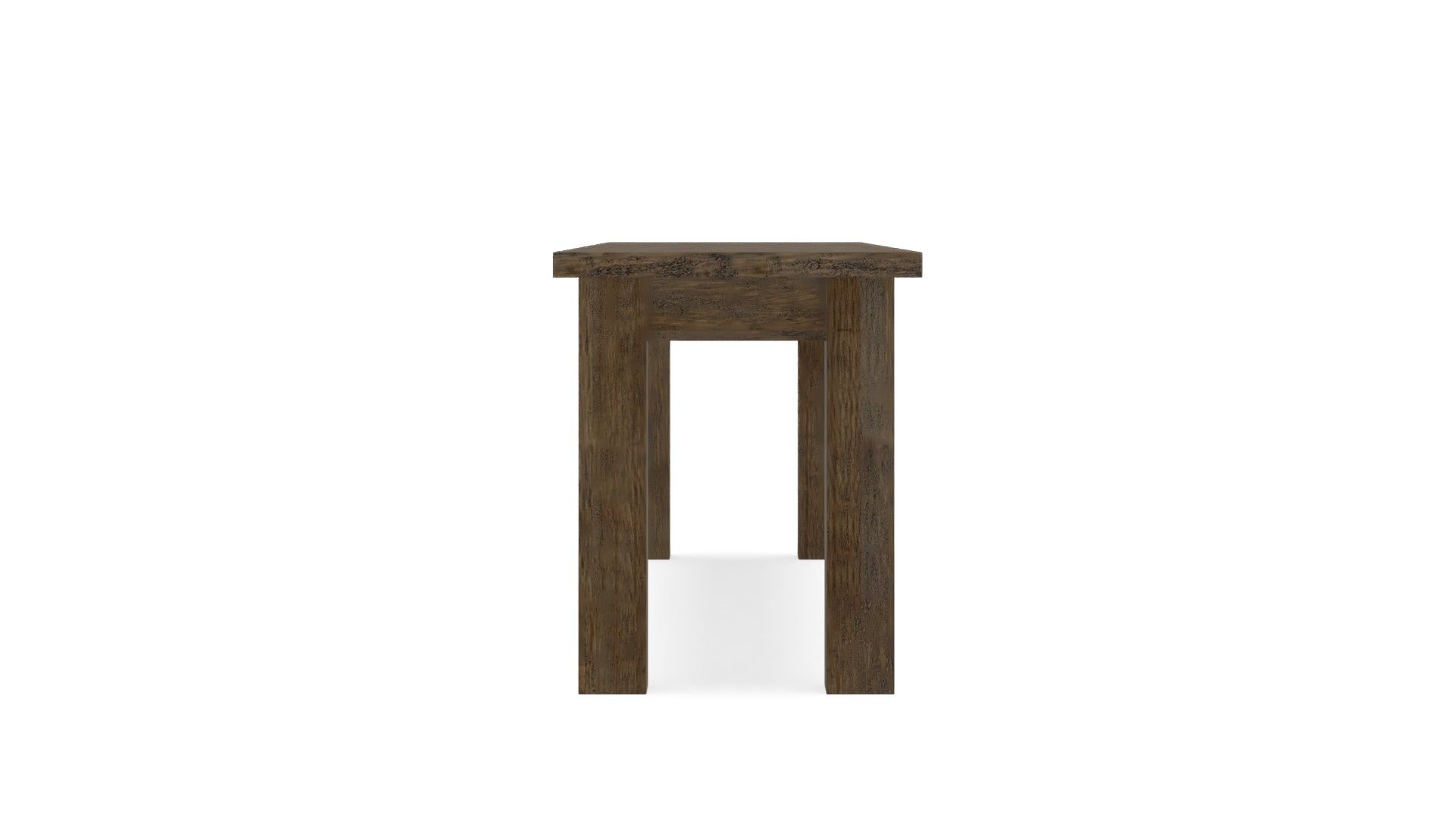 Elland Driftwood Wood Bench thumbnail 2