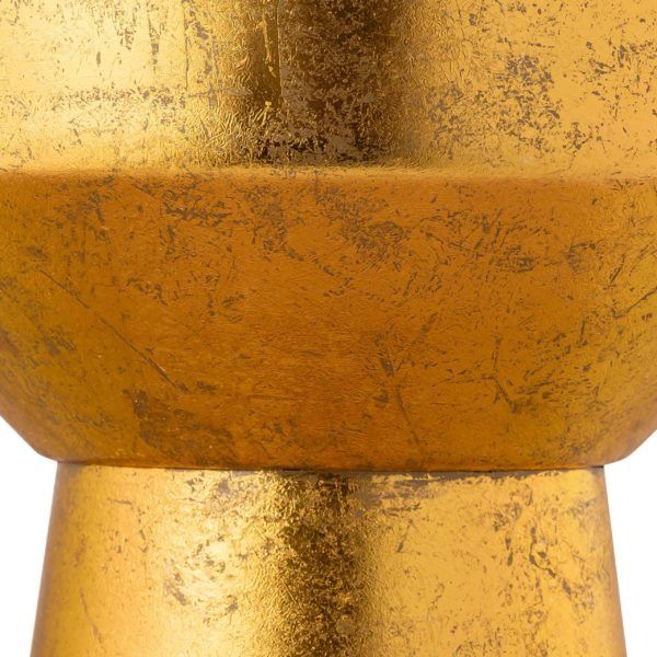 MIA HANDPAINTED GOLD SIDE TABLE BY INSPIRE ME HOME DECOR thumbnail 4
