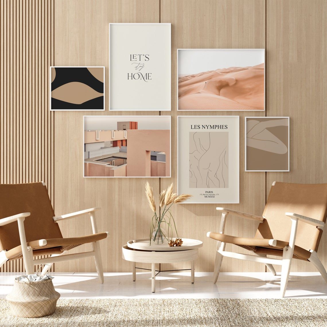 Female Nude Print Neutral Wall Decor Exhibition Poster thumbnail 3