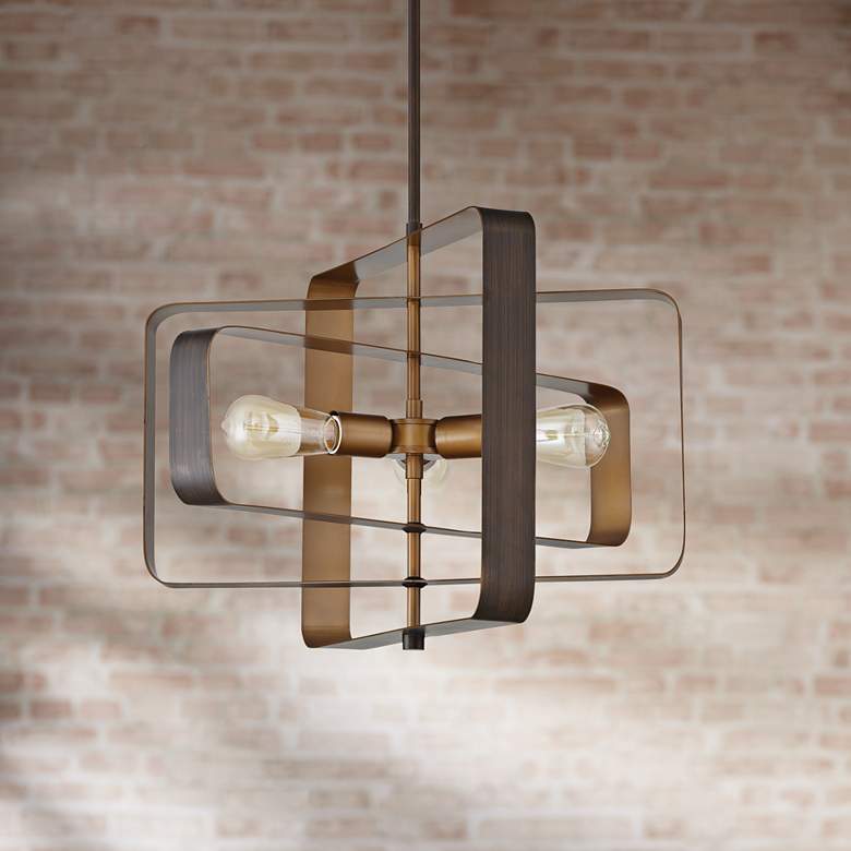 Craftmade Linked Aged Bronze Brushed Light Pendant thumbnail 2