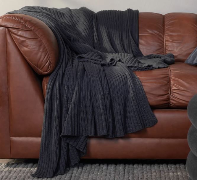 Oversized Knit Throw thumbnail 4