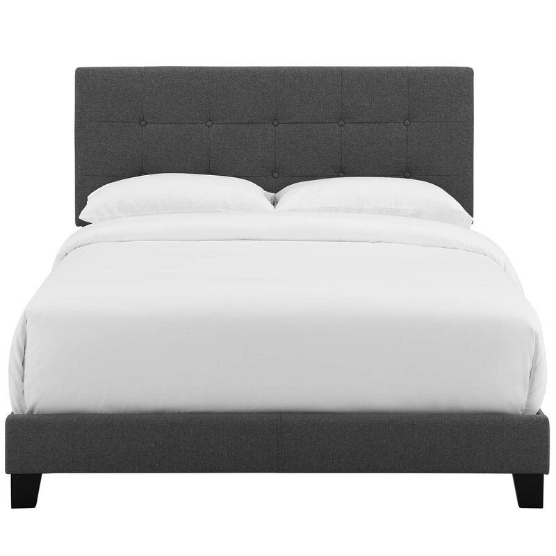 Mei Tufted Low Profile Standard Bed thumbnail 2