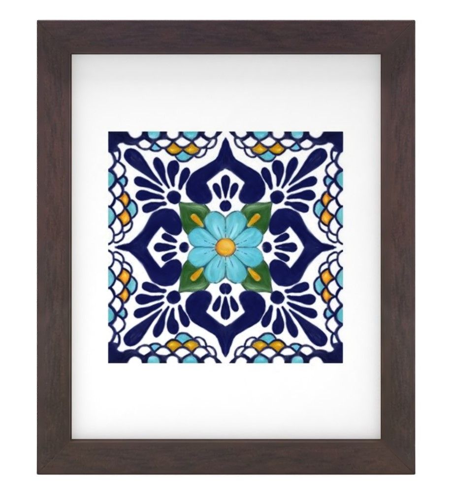 talavera tile 2 Art Print With Frame thumbnail 3