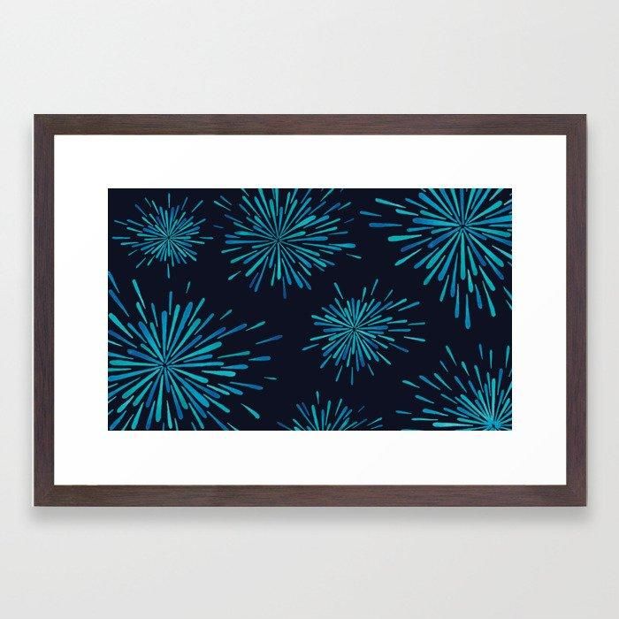 Burst Art Print With Frame thumbnail 2