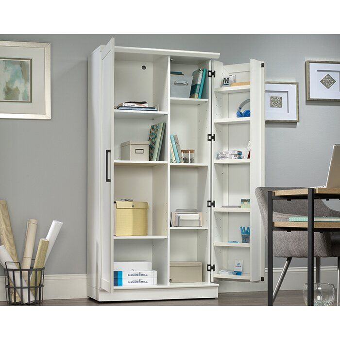 Alverio 4 Shelf Storage Cabinet thumbnail 2