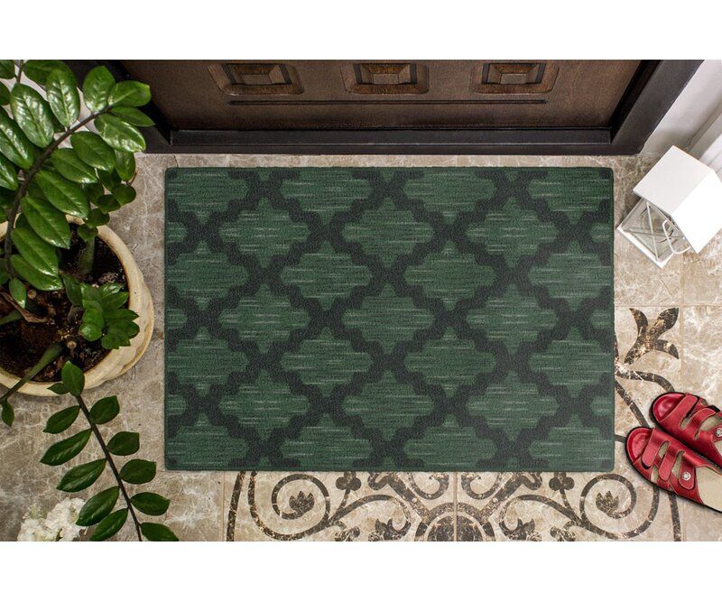 Flannery Ikat Green Area Rug-7'6''x10' thumbnail 2