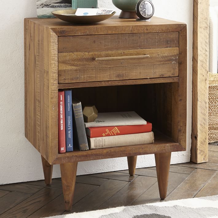 Alexa Reclaimed Wood Nightstand  thumbnail 2