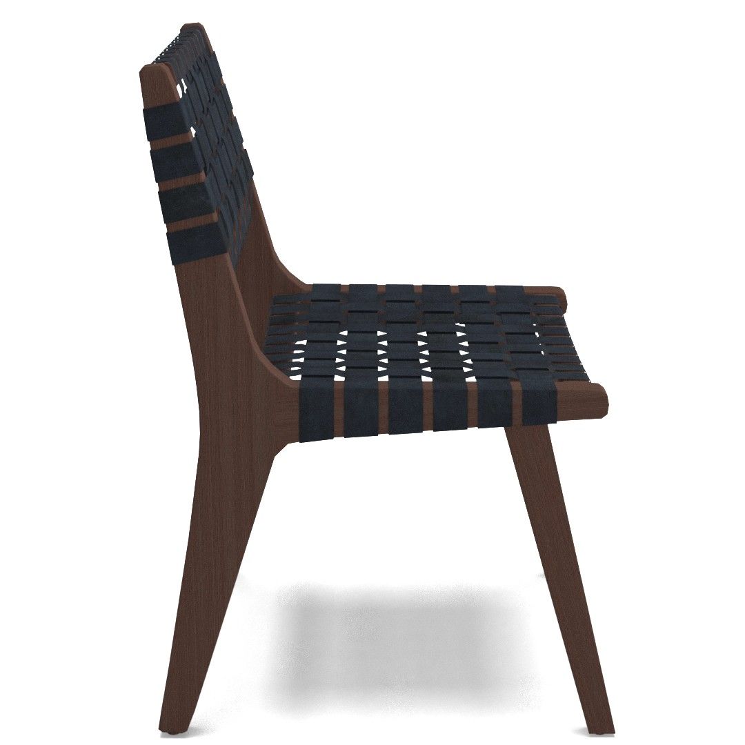 Fenton Woven Leather Dining Chair thumbnail 2