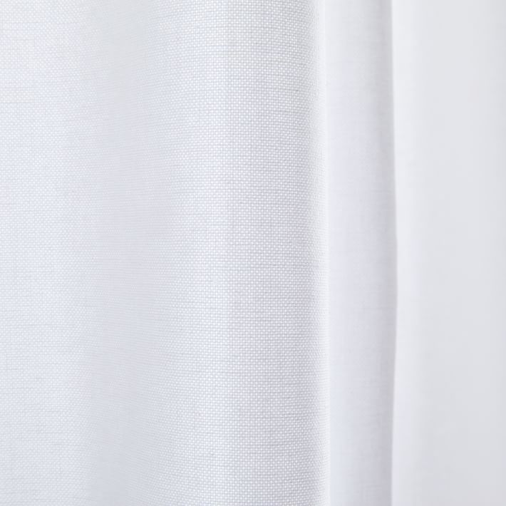 Cotton Canvas Curtain White thumbnail 2