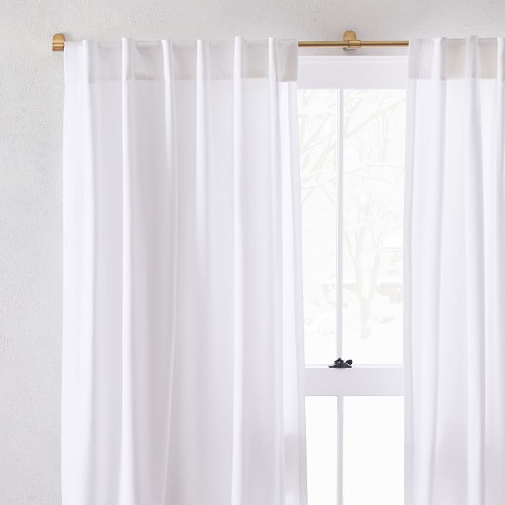 Cotton Canvas Curtain White thumbnail 4
