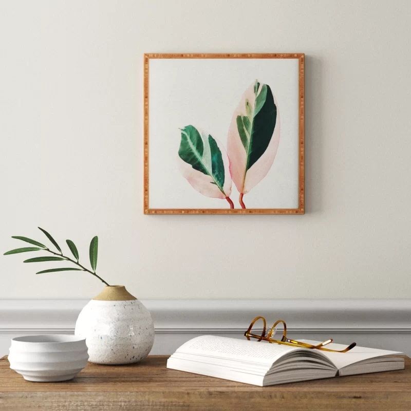 Pink Leaves Graphic Art thumbnail 2