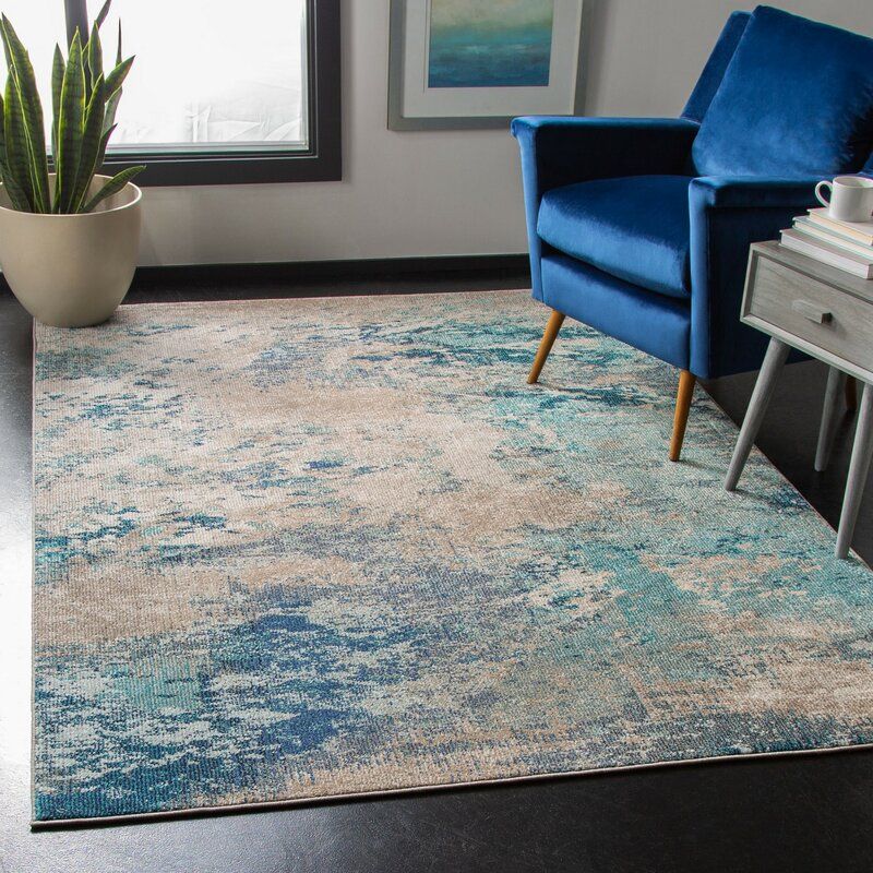 Abderus Abstract Area Rug thumbnail 2