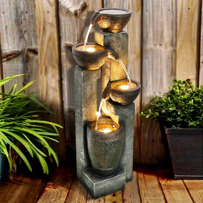 Resin Fountain with Light thumbnail 2