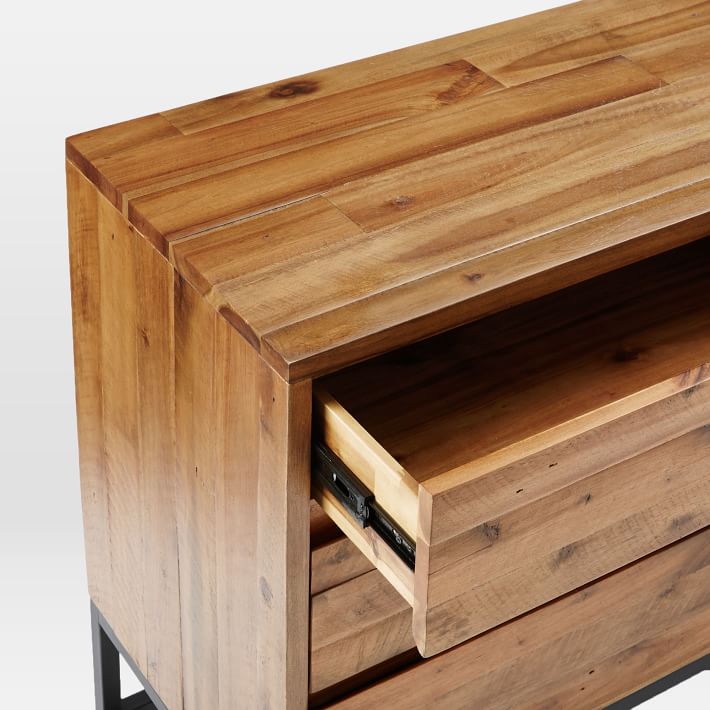 Logan Industrial Six Drawer Dresser thumbnail 5