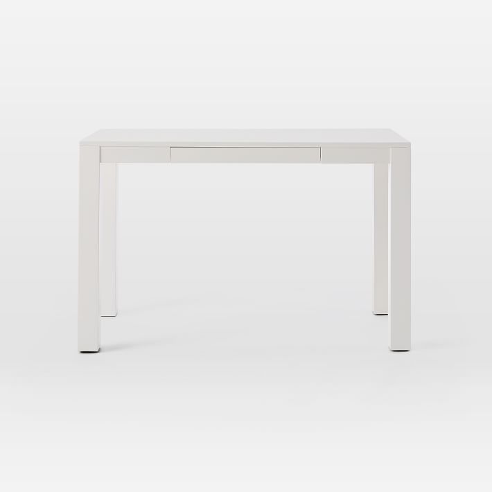 Parsons Desk With Drawers White thumbnail 2