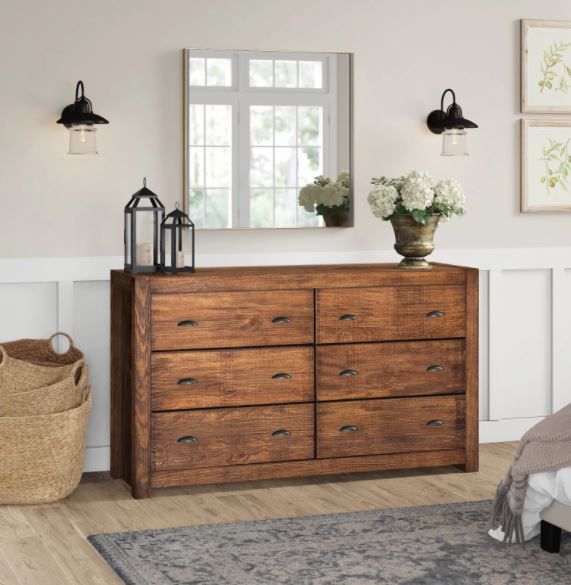 Montauk 6 Drawer Double Dresser thumbnail 2
