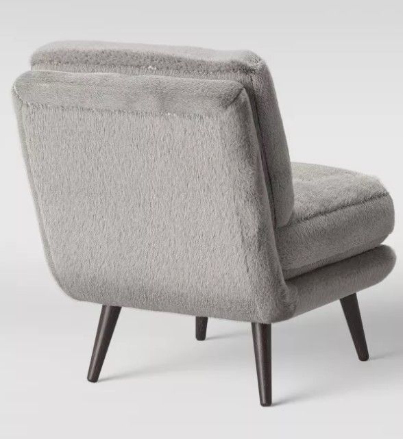 Harper Faux Fur Slipper Chair thumbnail 3
