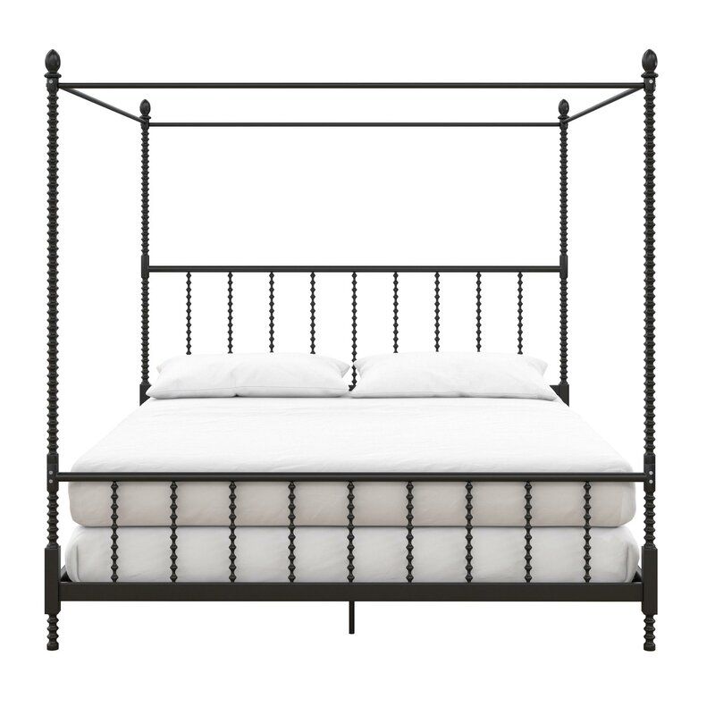 Baker Metal Canopy Bed-King thumbnail 2
