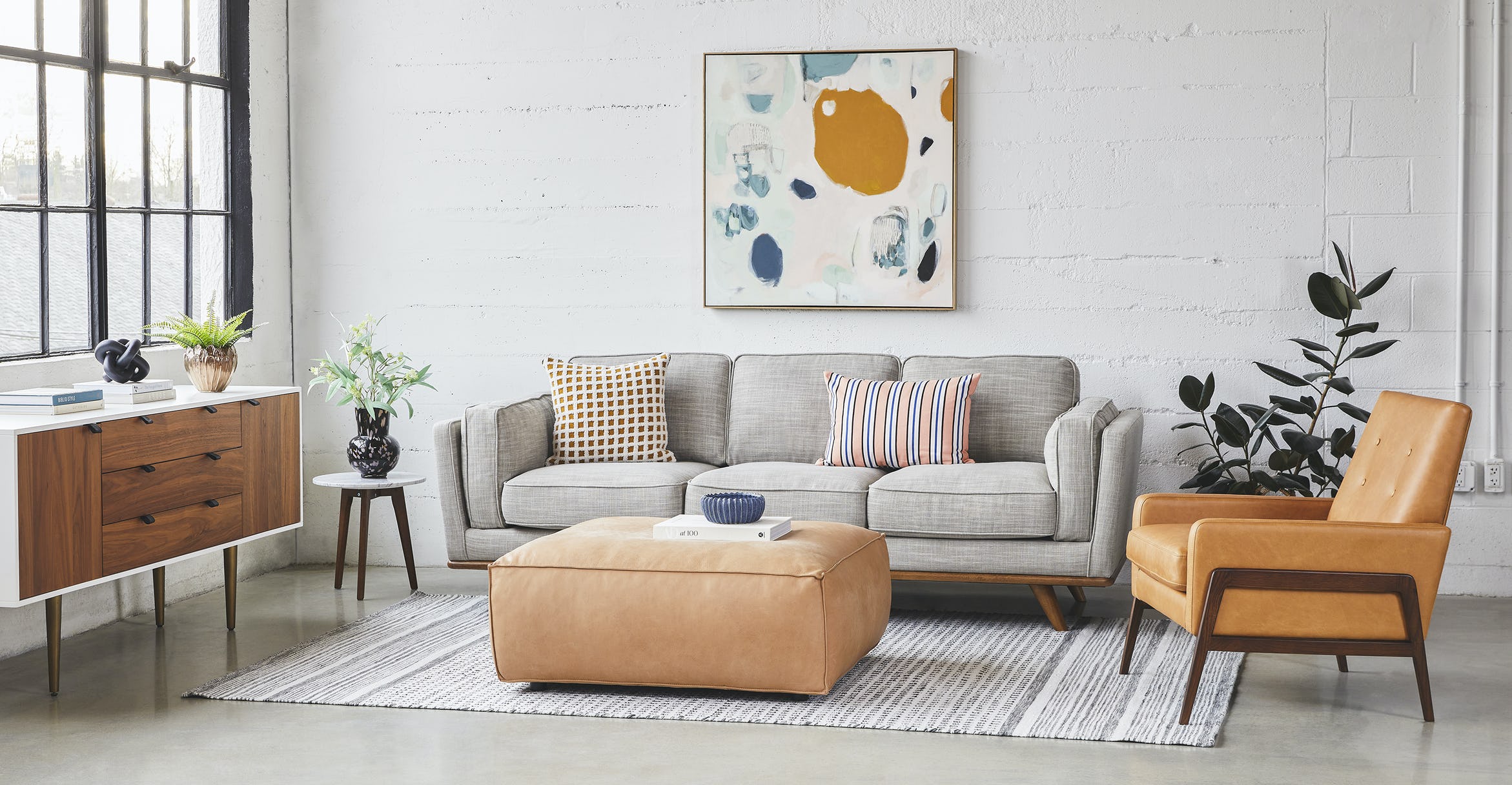 Arroyo Light Gray Rug-6'x9' thumbnail 2